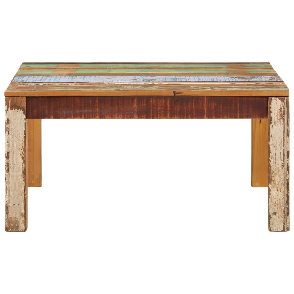 Salontafel 80 x 80 x 40 cm massief gerecycled hout