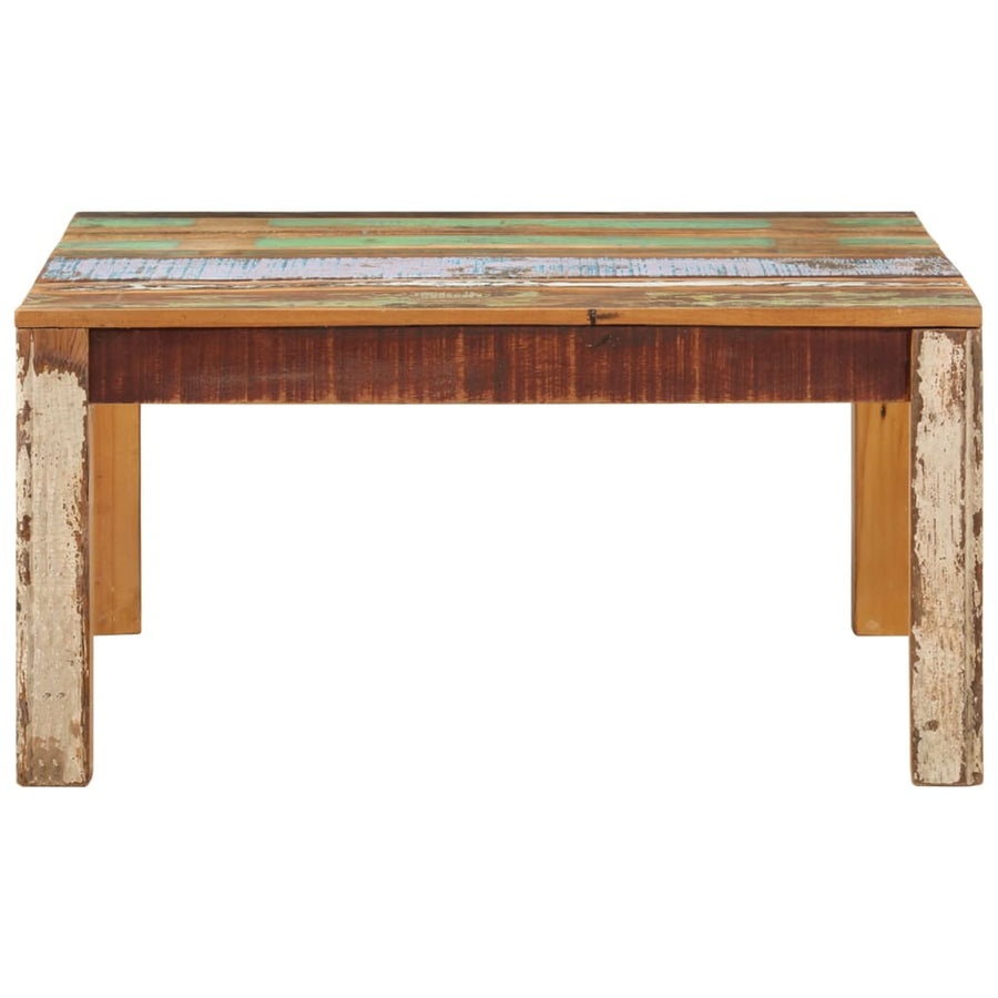 Salontafel 80 x 80 x 40 cm massief gerecycled hout