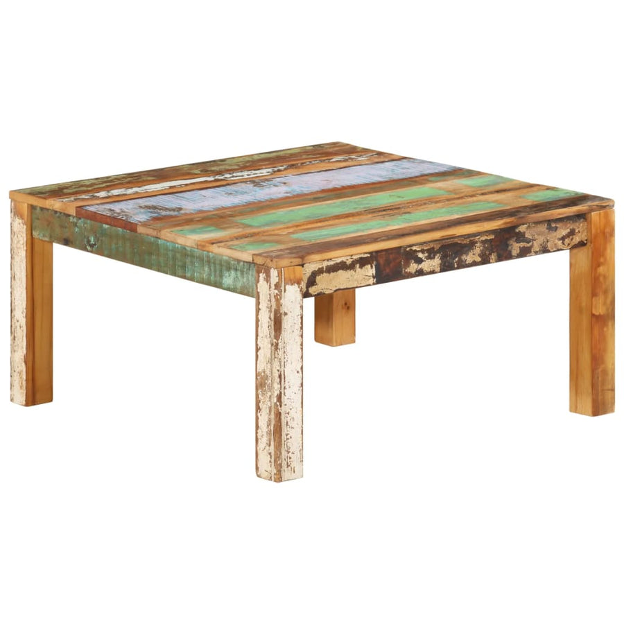 Salontafel 80 x 80 x 40 cm massief gerecycled hout