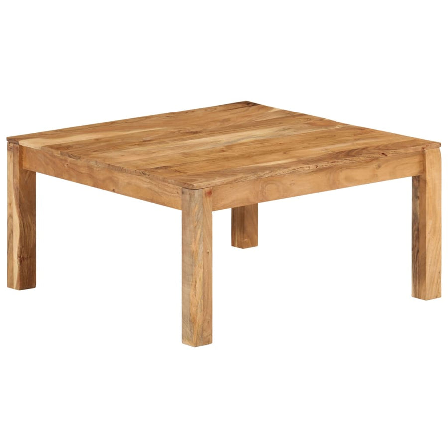 Salontafel 80 x 80 x 40 cm Massief acaciahout