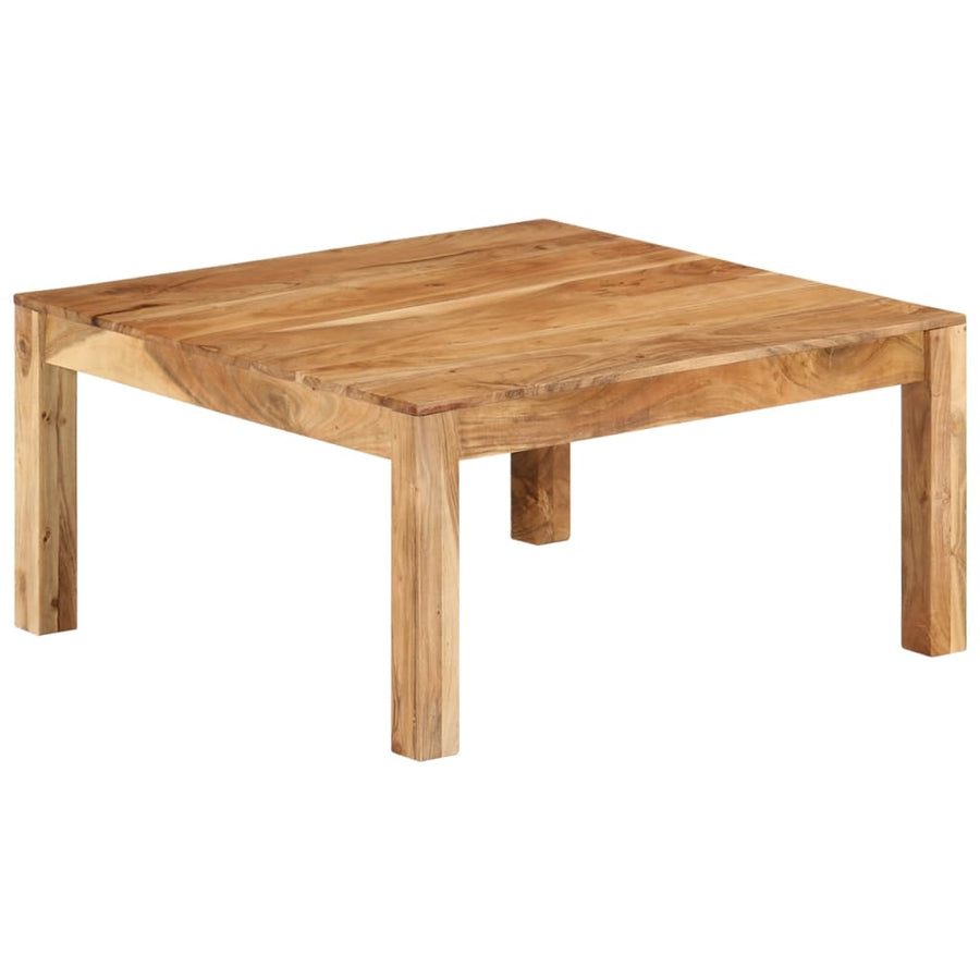 Salontafel 80 x 80 x 40 cm Massief acaciahout