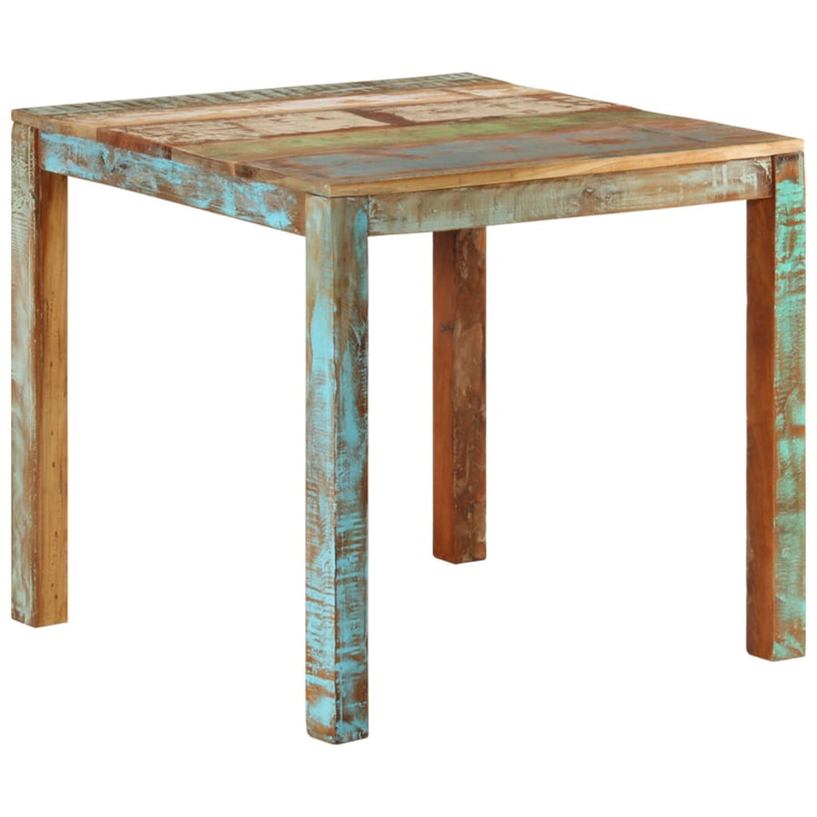 Eettafel 82X80X76 Cm Massief Gerecycled Hout 1 82 x 80 x 76 cm