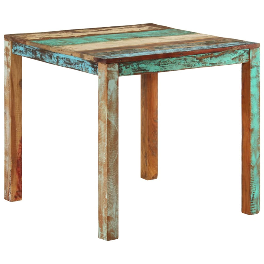 Eettafel 82X80X76 Cm Massief Gerecycled Hout 1 82 x 80 x 76 cm