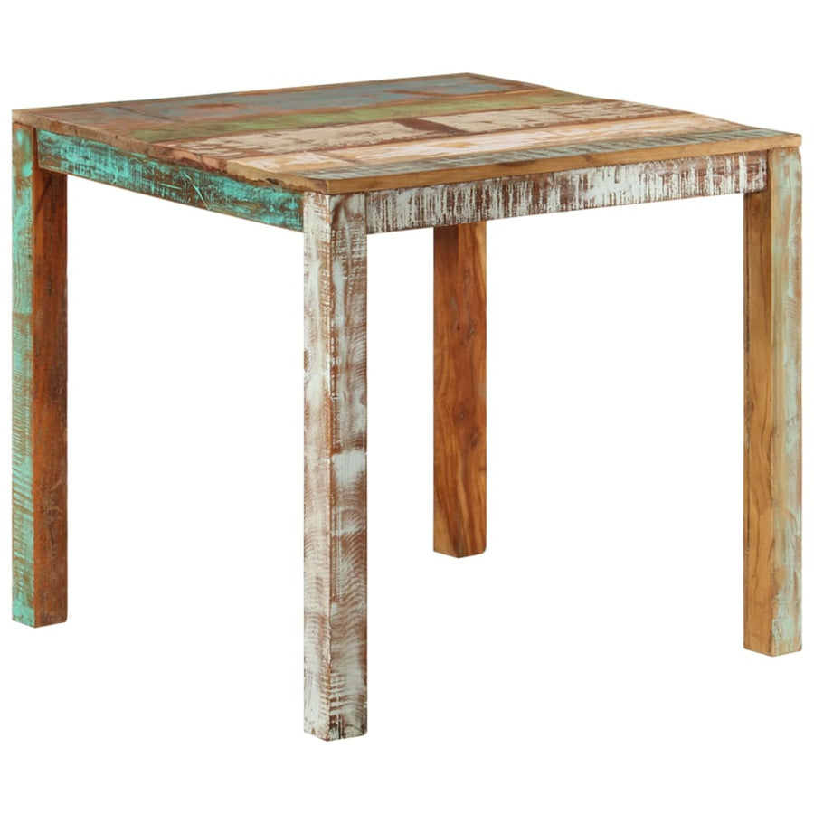 Eettafel 82X80X76 Cm Massief Gerecycled Hout 1 82 x 80 x 76 cm