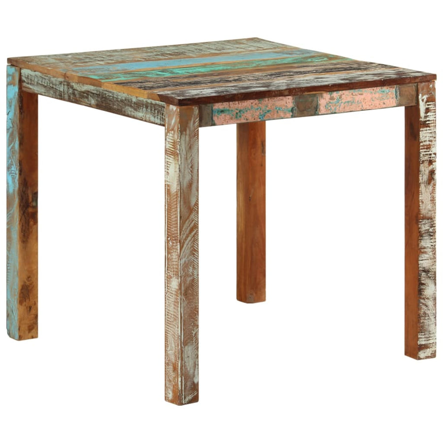 Eettafel 82X80X76 Cm Massief Gerecycled Hout 1 82 x 80 x 76 cm