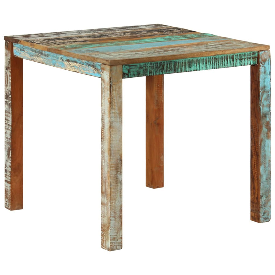 Eettafel 82X80X76 Cm Massief Gerecycled Hout 1 82 x 80 x 76 cm