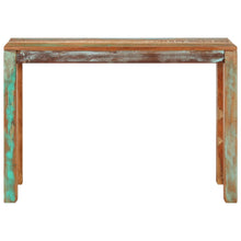 Wandtafel 110 x 35 x 76 cm massief gerecycled hout