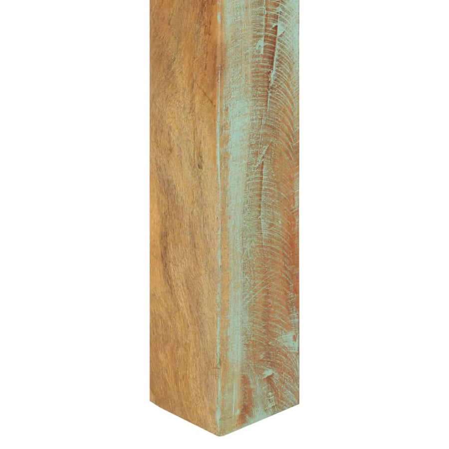 Wandtafel 110 x 35 x 76 cm massief gerecycled hout