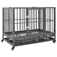 Hondenbench Met Wielen Staal 102 x 72 x 85 cm