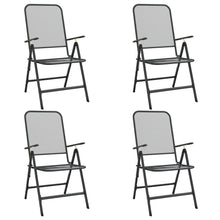 Tuinstoelen Inklapbaar Metaalgaas Antracietkleurig 4