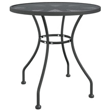 Tuintafel Ø80X72 Cm Metaalgaas Antracietkleurig Ø 80 x 72 cm