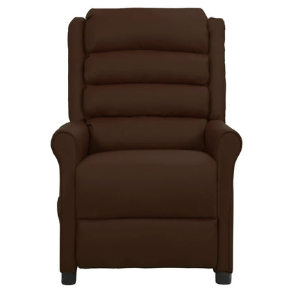 Massagestoel kunstleer bruin