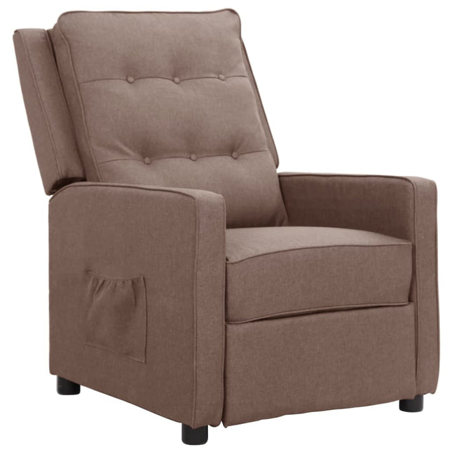 Fauteuil Verstelbaar Stof Taupe