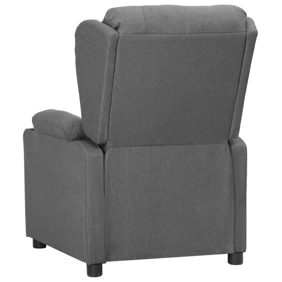 Fauteuil Verstelbaar Stof Lichtgrijs 1