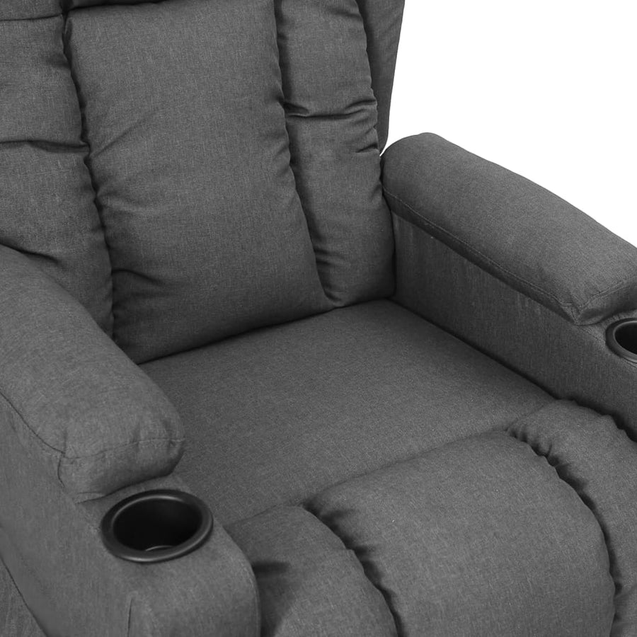 Fauteuil Verstelbaar Stof Lichtgrijs 1