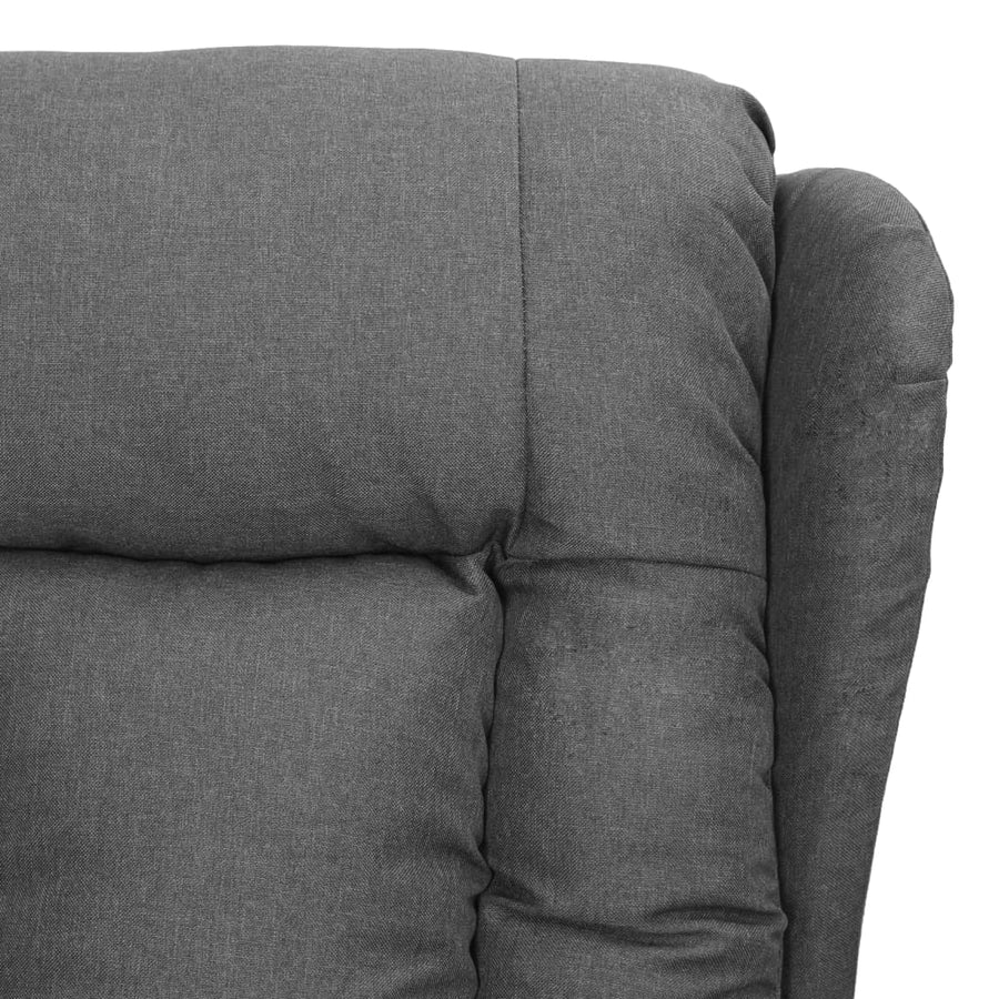 Fauteuil Verstelbaar Stof Lichtgrijs 1