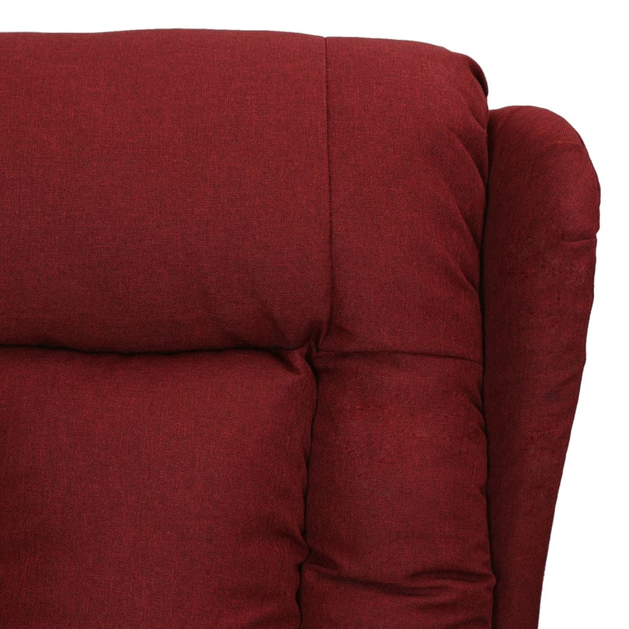 Fauteuil Verstelbaar Stof Wijnrood