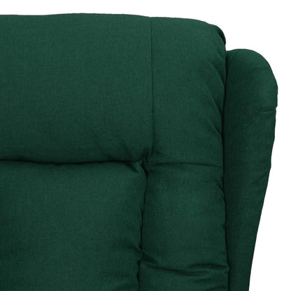 Fauteuil verstelbaar stof donkergroen