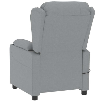 Massagestoel Stof Lichtgrijs