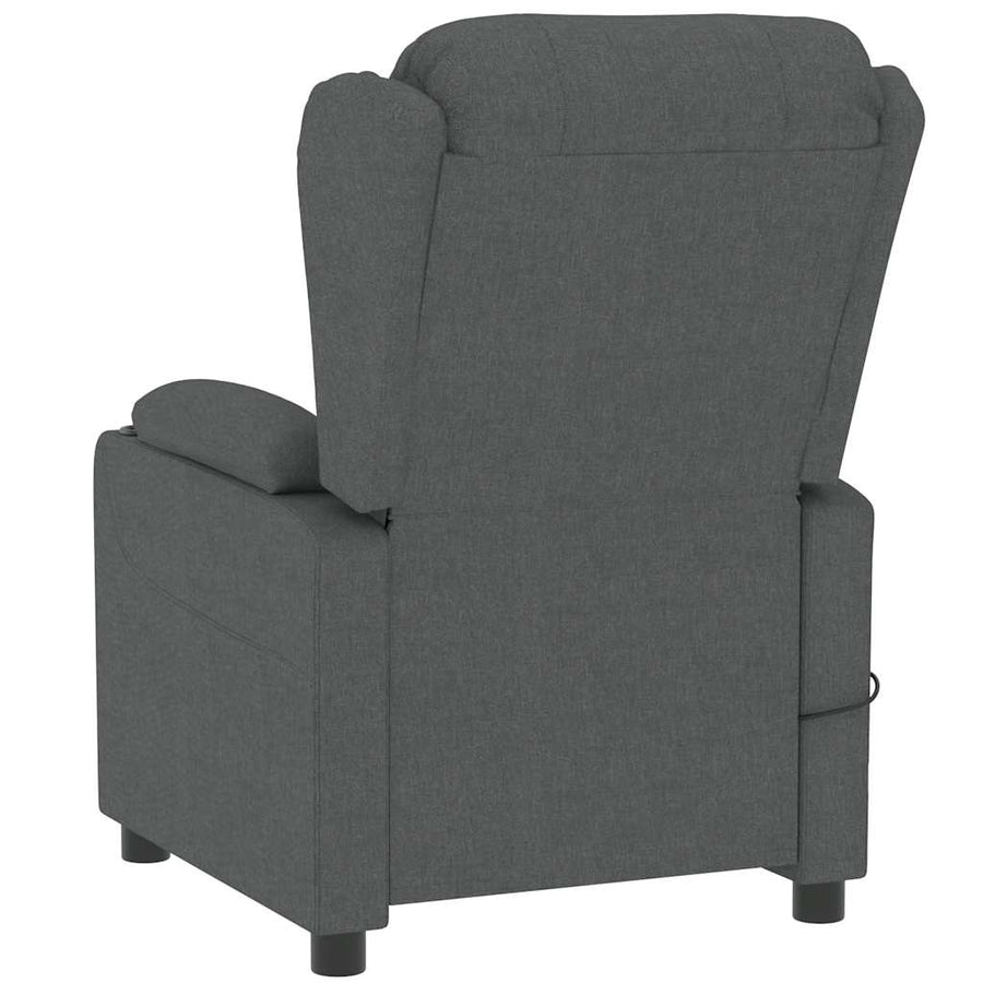 Massagestoel Stof Donkergrijs