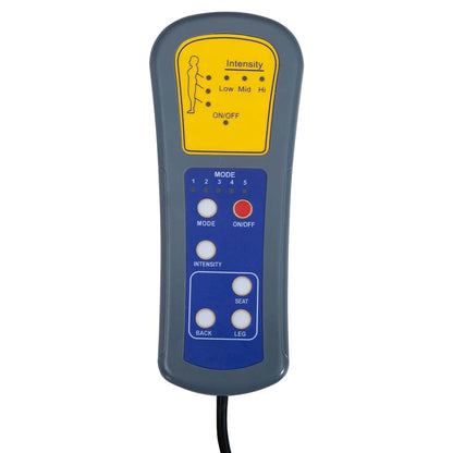 Massagestoel stof wijnrood