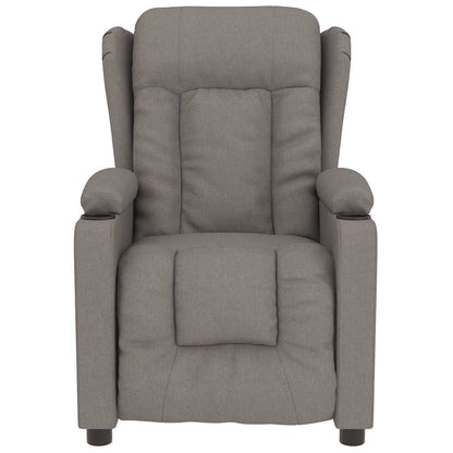 Massagestoel stof taupe