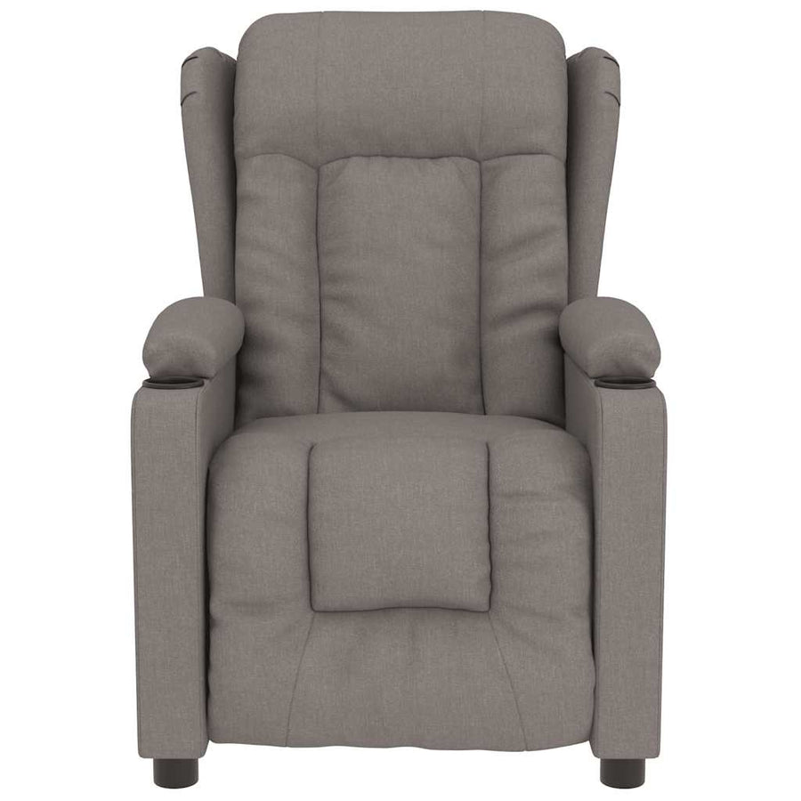 Massagestoel stof taupe