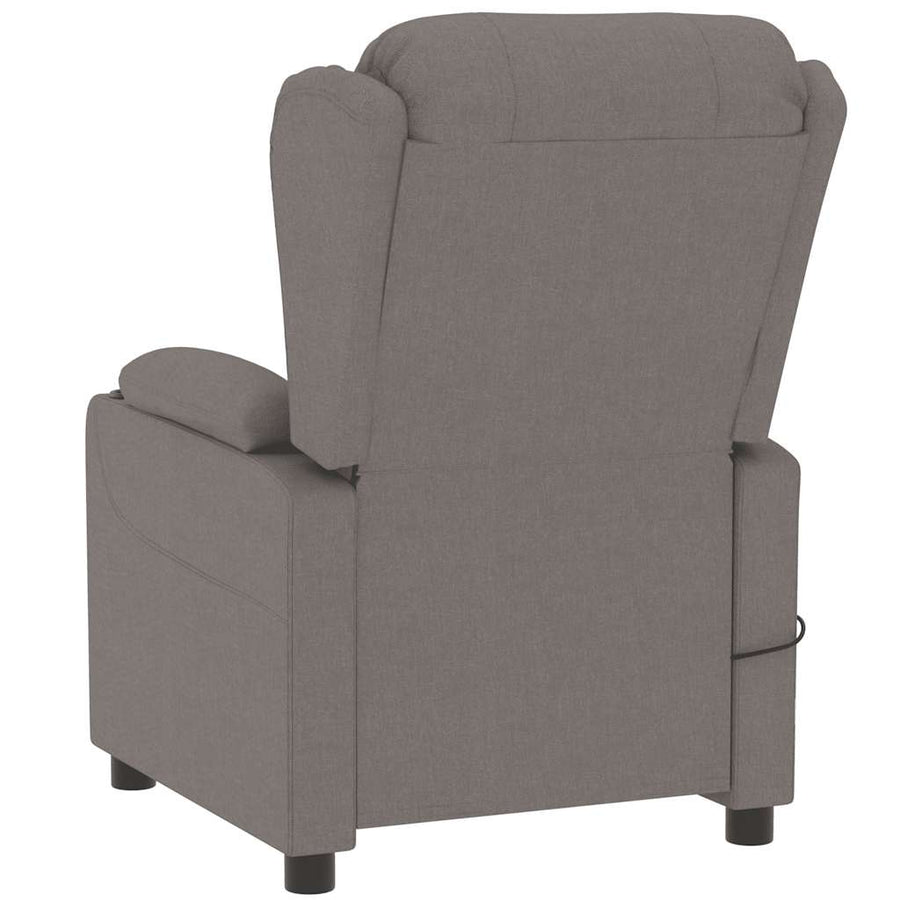 Massagestoel stof taupe