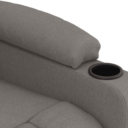 Massagestoel stof taupe
