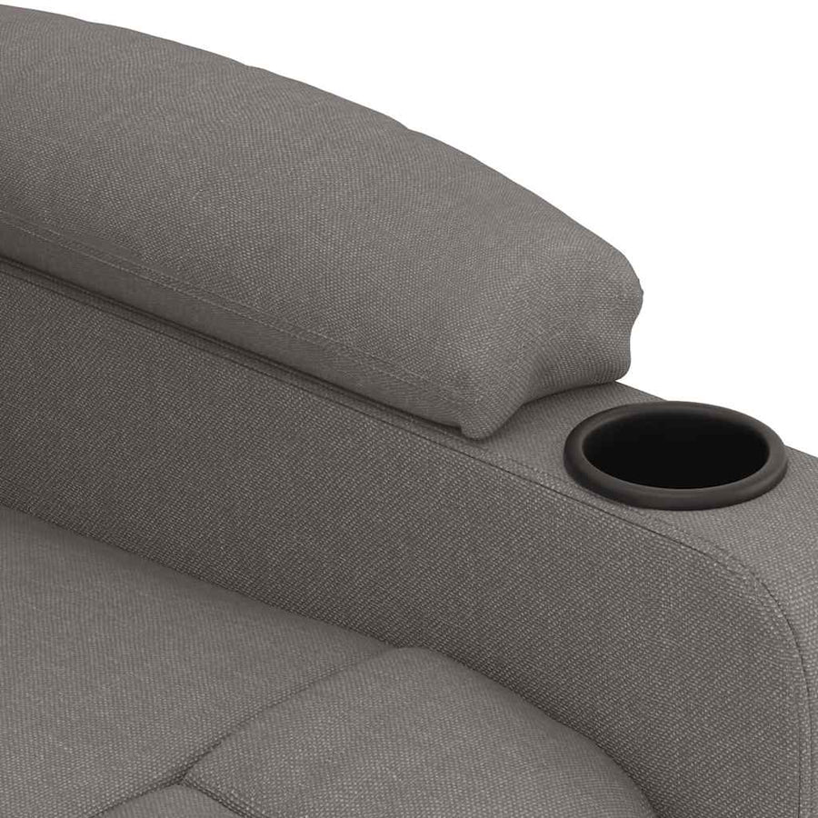 Massagestoel stof taupe