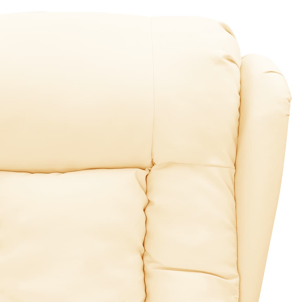 Massagestoel Kunstleer Crèmekleurig