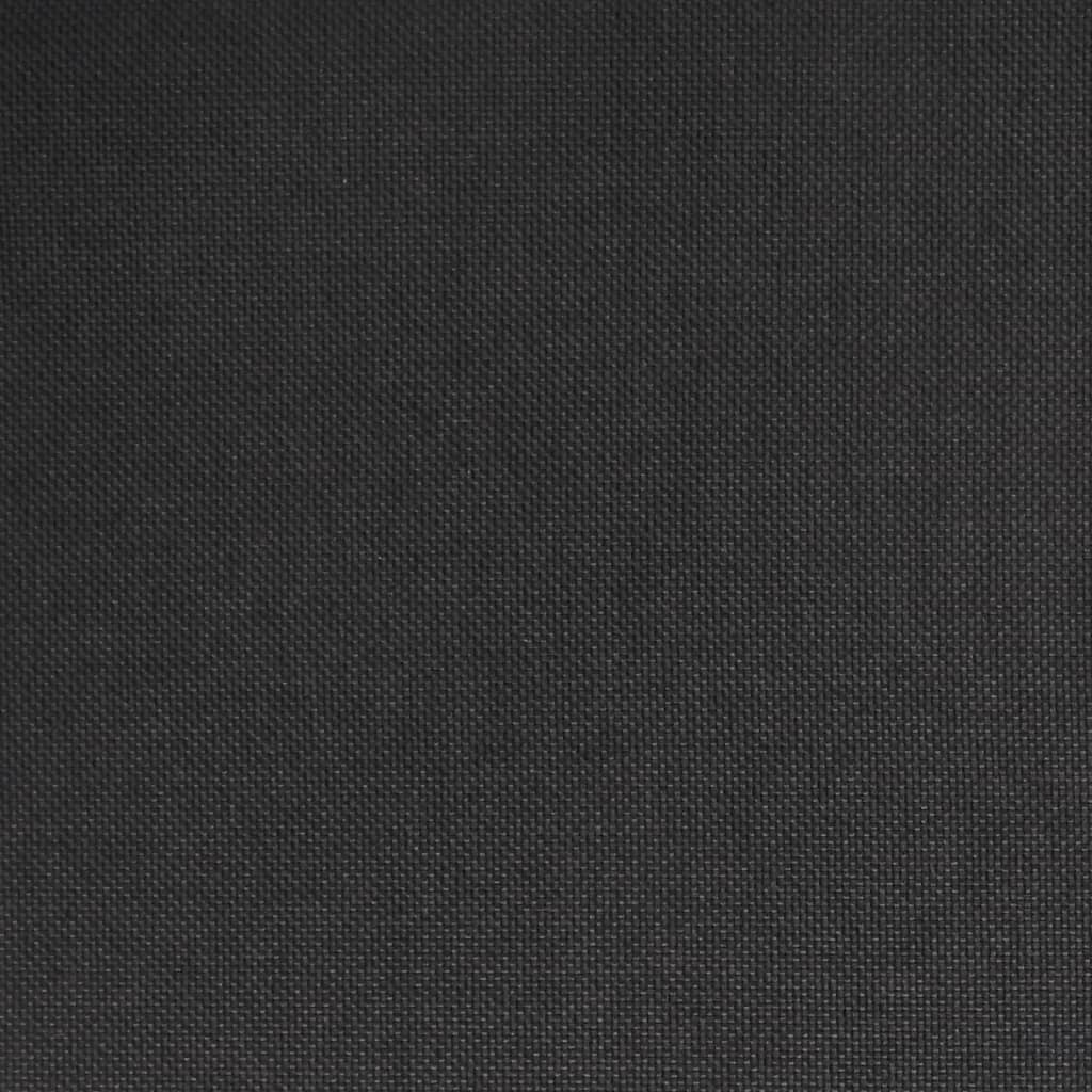 Fauteuil verstelbaar stof zwart