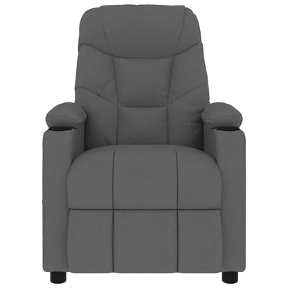 Massagestoel Stof Donkergrijs