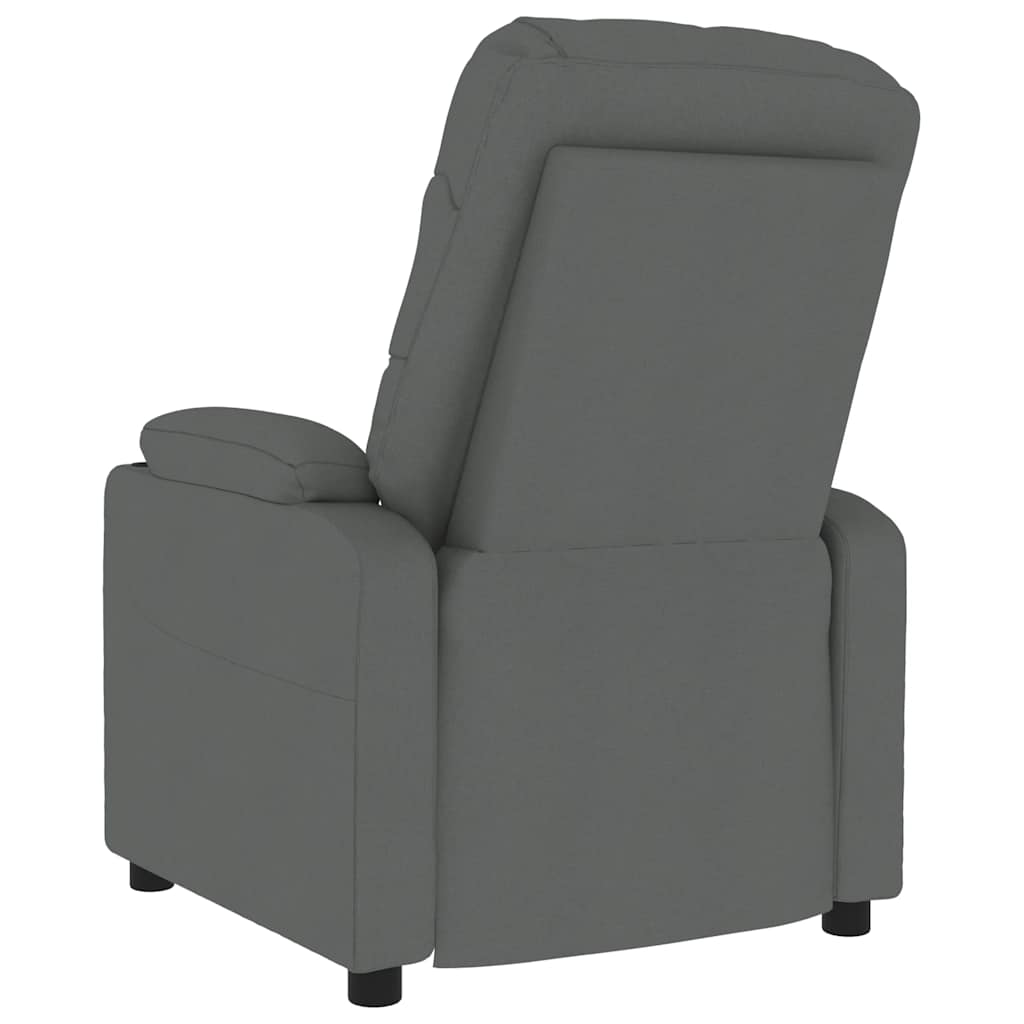 Massagestoel Stof Donkergrijs