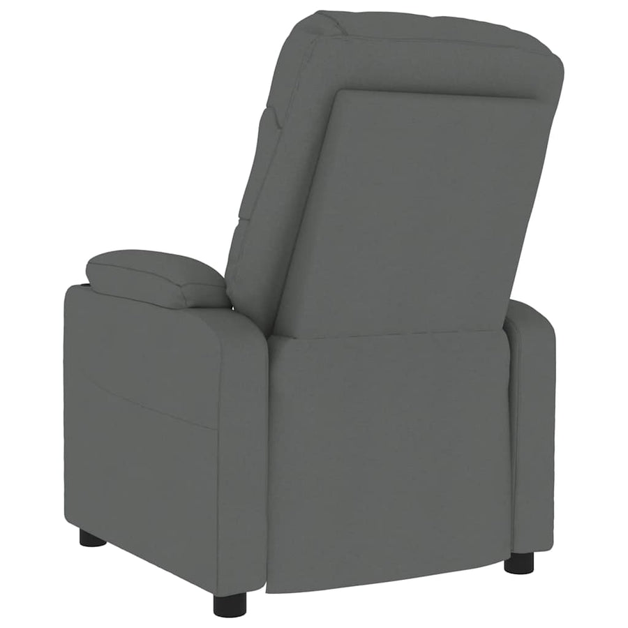 Massagestoel Stof Donkergrijs