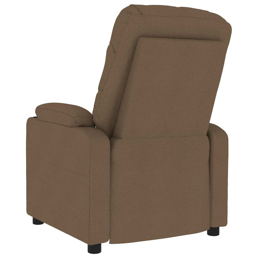 Massagestoel stof bruin