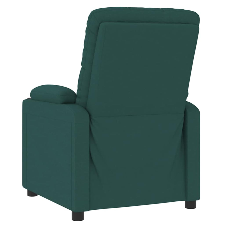 Fauteuil verstelbaar stof donkergroen