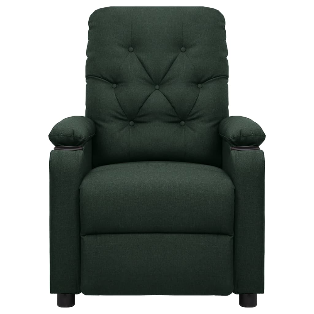 Massagestoel stof donkergroen