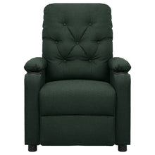 Massagestoel stof donkergroen