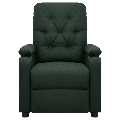 Massagestoel stof donkergroen