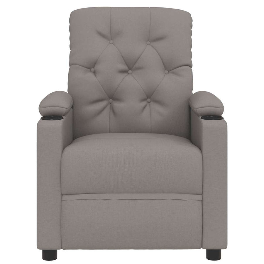 Massagestoel stof taupe