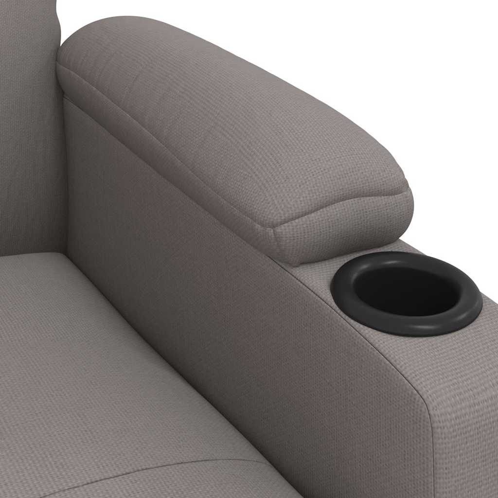 Massagestoel stof taupe