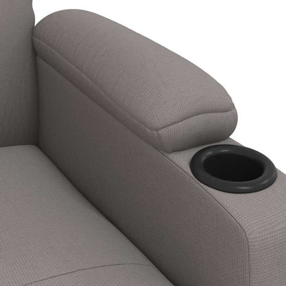Massagestoel stof taupe