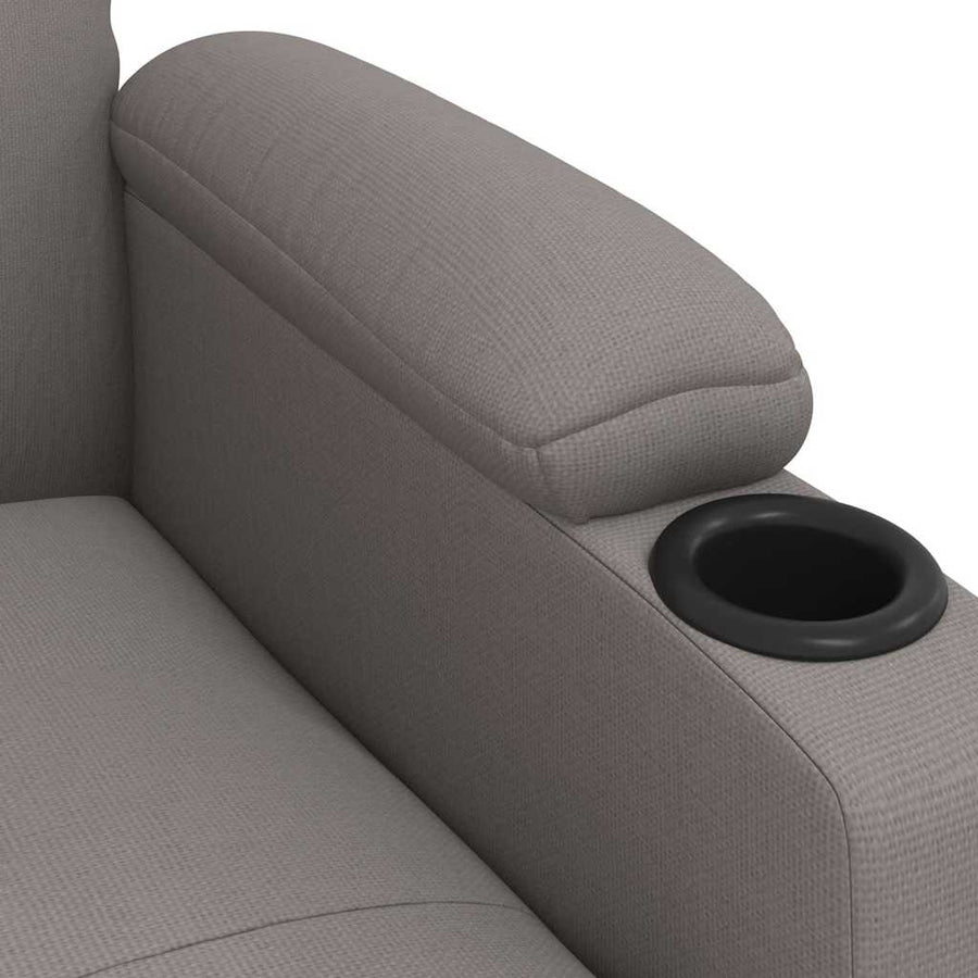 Massagestoel stof taupe