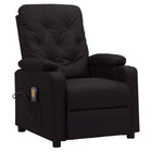 Massage chair artificial leather black