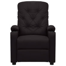 Massagestoel kunstleer zwart