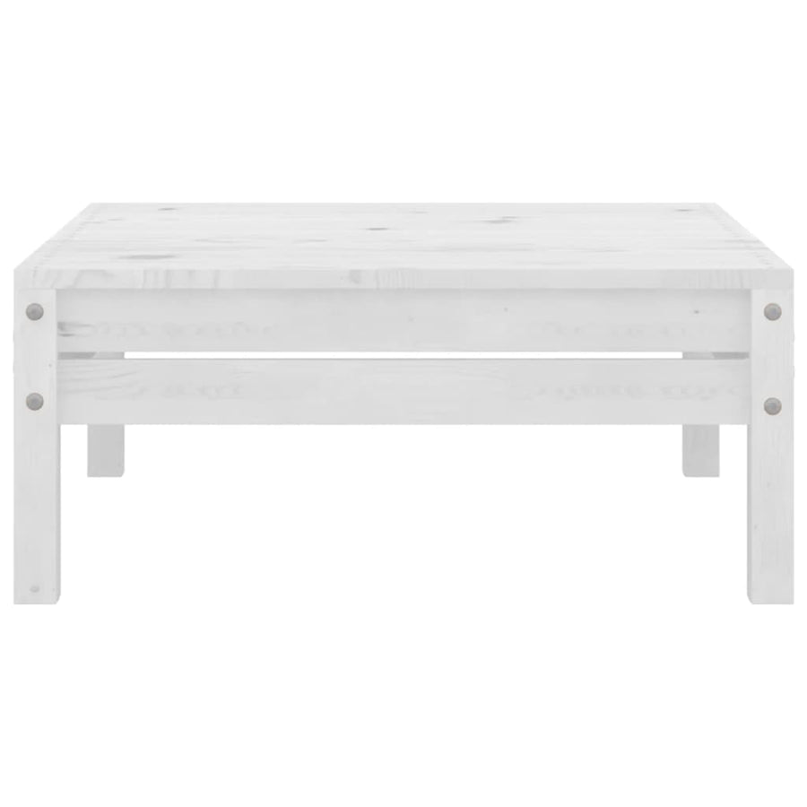 5-Delige Loungeset Massief Grenenhout Wit