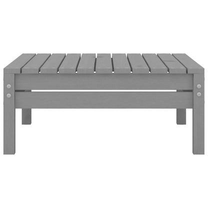 5-delige Loungeset massief grenenhout grijs