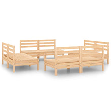 8-Delige Loungeset Massief Grenenhout Bruin