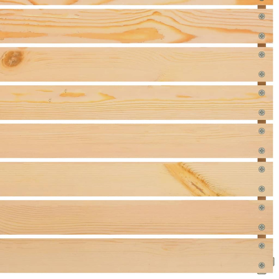 4-Delige Loungeset Massief Grenenhout Bruin